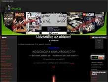 Tablet Screenshot of gamevilag.gportal.hu