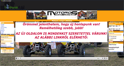 Desktop Screenshot of motorostanya.gportal.hu