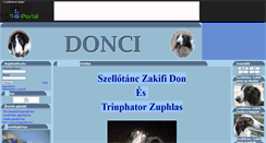 Desktop Screenshot of donci.gportal.hu