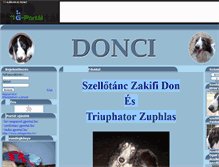 Tablet Screenshot of donci.gportal.hu