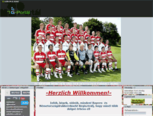 Tablet Screenshot of fcbayernundderdfb.gportal.hu