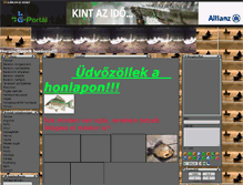 Tablet Screenshot of horgasztippek.gportal.hu