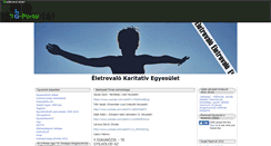 Desktop Screenshot of eletrevaloegyesulet.gportal.hu