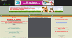 Desktop Screenshot of hobbikutya.gportal.hu