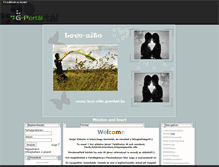 Tablet Screenshot of love-site.gportal.hu