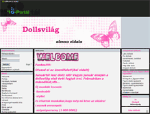 Tablet Screenshot of dollsvilag.gportal.hu