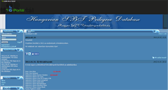 Desktop Screenshot of pedigreedatabasehun.gportal.hu