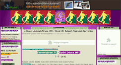 Desktop Screenshot of gyoridozsanoifoci.gportal.hu