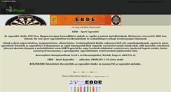 Desktop Screenshot of darts.gportal.hu