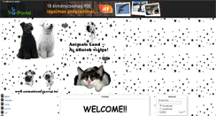Desktop Screenshot of animalsland.gportal.hu