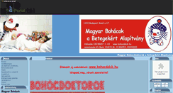 Desktop Screenshot of bohocdoktorok.gportal.hu