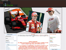 Tablet Screenshot of f1kimiraikkonen.gportal.hu