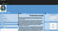 Desktop Screenshot of nemeskeresztur.gportal.hu