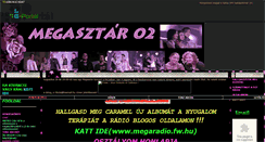 Desktop Screenshot of megasztar02.gportal.hu