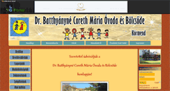 Desktop Screenshot of bartokiovi.gportal.hu