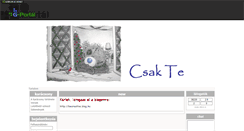 Desktop Screenshot of csakte.gportal.hu