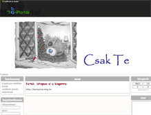 Tablet Screenshot of csakte.gportal.hu