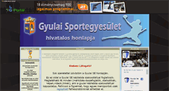 Desktop Screenshot of gyulaise.gportal.hu