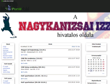 Tablet Screenshot of izzose.gportal.hu