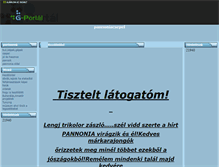 Tablet Screenshot of pancsi.gportal.hu