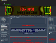 Tablet Screenshot of kaxmp3.gportal.hu