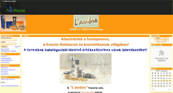 Desktop Screenshot of orsilambre.gportal.hu