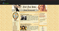 Desktop Screenshot of nemnemsoha.gportal.hu