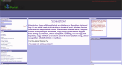 Desktop Screenshot of lovak-pacik.gportal.hu