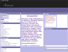 Tablet Screenshot of lovak-pacik.gportal.hu