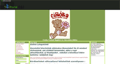 Desktop Screenshot of ciroka.gportal.hu