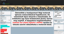 Desktop Screenshot of pannoniamotorok.gportal.hu