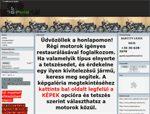 Tablet Screenshot of pannoniamotorok.gportal.hu