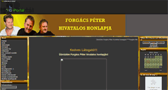 Desktop Screenshot of forgacspeter.gportal.hu