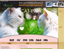 Tablet Screenshot of cat-paw.gportal.hu