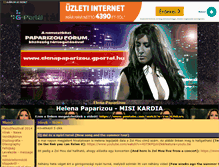 Tablet Screenshot of elenapaparizou.gportal.hu