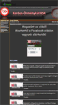 Mobile Screenshot of kardosormenykutksk.gportal.hu