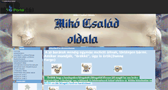 Desktop Screenshot of mikocsalad.gportal.hu