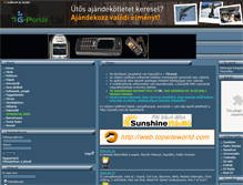 Tablet Screenshot of gsmportal.gportal.hu