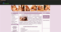 Desktop Screenshot of masszazs.gportal.hu