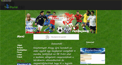 Desktop Screenshot of focibajnok.gportal.hu