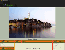 Tablet Screenshot of isztria-rovinj.gportal.hu