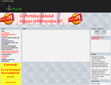 Tablet Screenshot of gportalosoldalak.gportal.hu