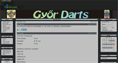 Desktop Screenshot of gyor-darts.gportal.hu