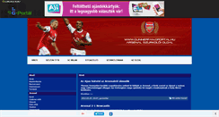 Desktop Screenshot of gunnerfan.gportal.hu