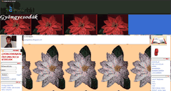Desktop Screenshot of gyongyvilag.gportal.hu