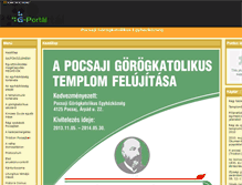 Tablet Screenshot of pocsajgk.gportal.hu
