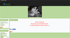 Desktop Screenshot of onlinenyelvtanar.gportal.hu