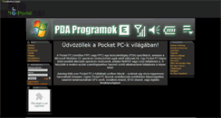 Desktop Screenshot of pdaprogramok.gportal.hu