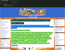 Tablet Screenshot of geronimostilton.gportal.hu