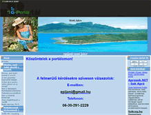 Tablet Screenshot of epijani-noni.gportal.hu